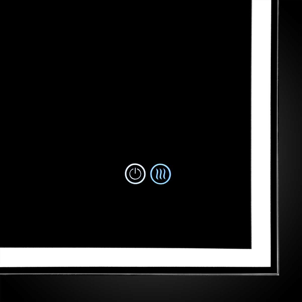 Зеркало сенсорным выключателем и диммером, с функцией антизапотевания Vincea VLM-3VN120-2 120x80 фото