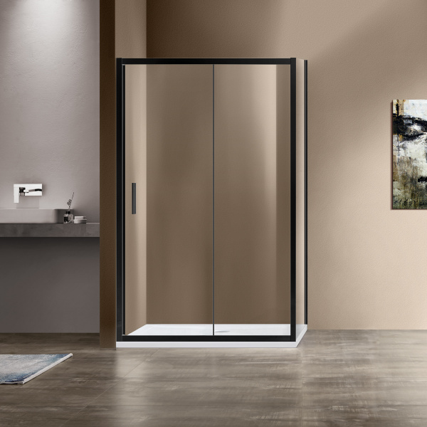 Душевой уголок Vincea Garda VSR-1G9014CLB 140x90 фото