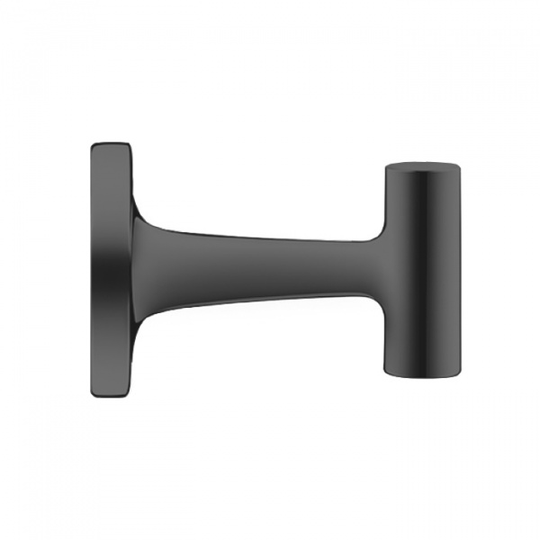 Крючок для ванной одинарный Duravit Starck T 0099294600 черный матовый фото