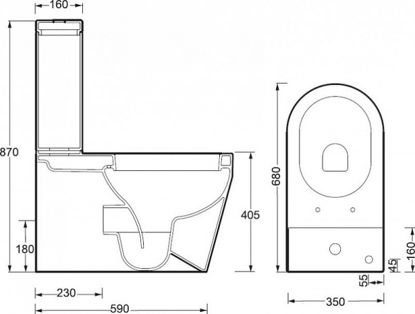 Унитаз-компакт напольный BelBagno Genius BB541CP фото