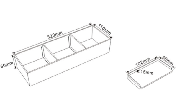 Органайзер для тумбы под раковину Vincea VCORG-42 фото
