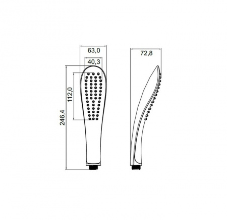 Душевая лейка Iddis Hand Shower 0211F00i18 фото