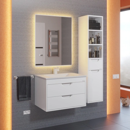 Тумба под раковину Uperwood Modul 65 2930205250 белая фото