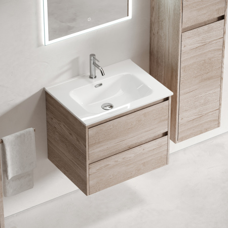 Тумба под раковину Sancos Libra LB60EG дуб галифакс натуральный фото