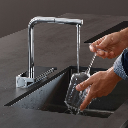 Смеситель для кухни Hansgrohe Aquno Select M81 73836000 хром фото