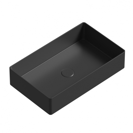 Накладная раковина Abber Rechteck AC2220MB черная матовая фото