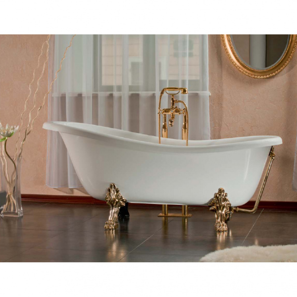 Ванна из литьевого мрамора Romance Collection Romance 1670750640W 167х75 на ножках фото