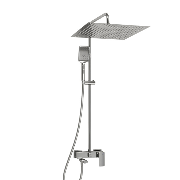 Душевая система (стойка) WasserKRAFT A177.119.126.087.CH хромоникель фото