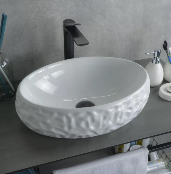 Накладная раковина GID 9030wf 48х34 фото
