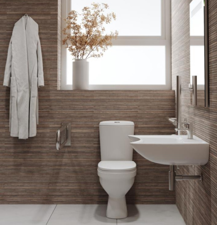 Унитаз-компакт для инвалидов Rosa Дон 467548 с сиденьем фото