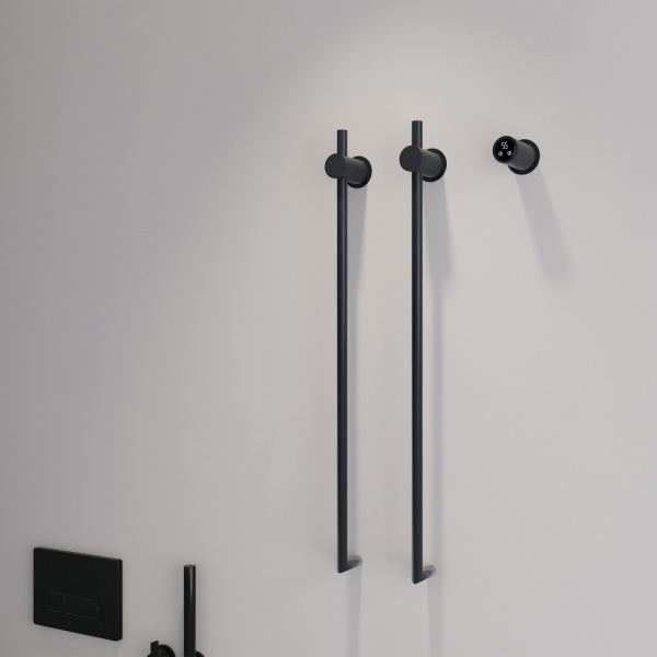 Электрический полотенцесушитель Abber Charme AH4002MB черный матовый фото