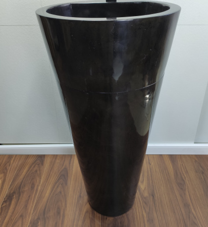 Раковина напольная из мрамора Black MN-01363 (45*45*90) фото