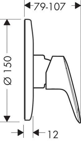 Смеситель для душа Hansgrohe Logis 71606000 фото