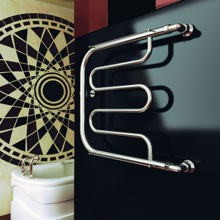 Водяной полотенцесушитель с полочкой Tera Фокстрот ПСВ-02-09 60х50 фото