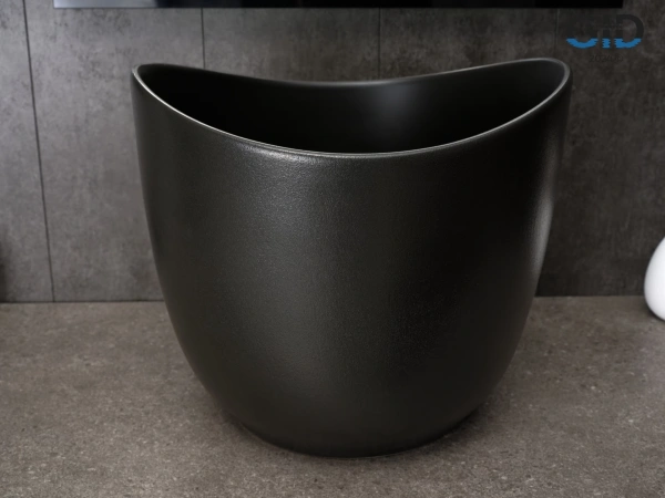 Накладная раковина GID N9303bg 53378 35x36 черный графит фото