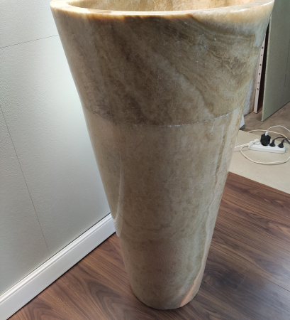 Раковина напольная из оникса Sunset ON-01352 (45*45*90) фото