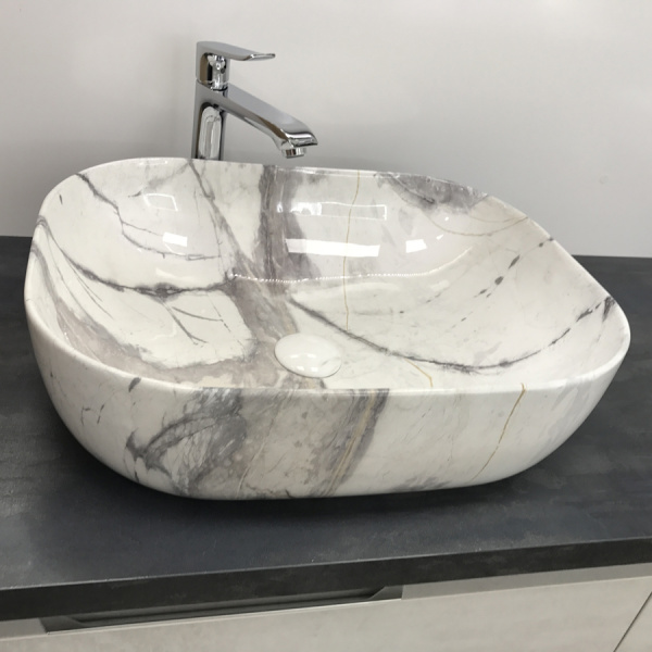 Накладная раковина CeramaLux MNC K397G125 50х40 фото