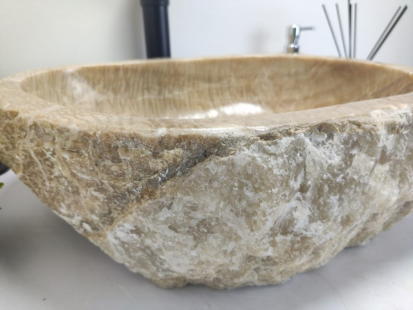 Накладная раковина из оникса Indo Erozy Sunset EO-00072 фото