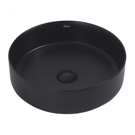 Накладная раковина Abber Bequem AC2109MB 40x40 черная матовая фото