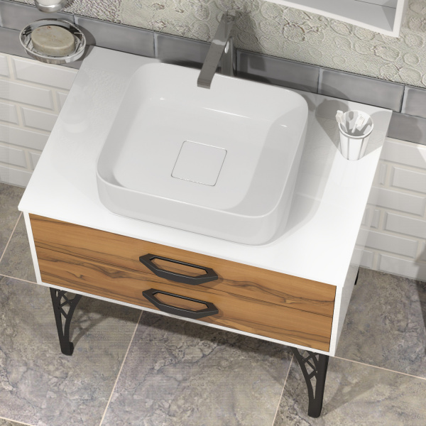 Мебель для ванной Smile Дольче 80 Лофт фото