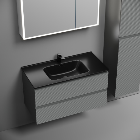 Тумба под раковину Sancos Folk FL90ES Ergraut soft фото