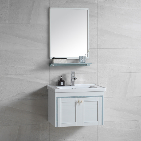 Комплект мебели для ванной River Amalia 705 BU голубой фото