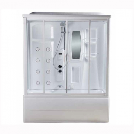 Гидромассажный бокс с паром Am.Pm Bourgeois W65B-170A080WTB 170x80 фото