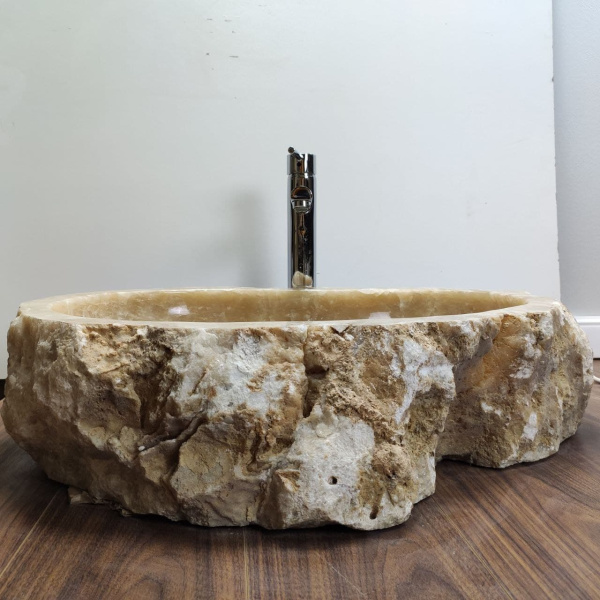 Накладная раковина из оникса Erozy BL EO-01359 (67*46*15) фото