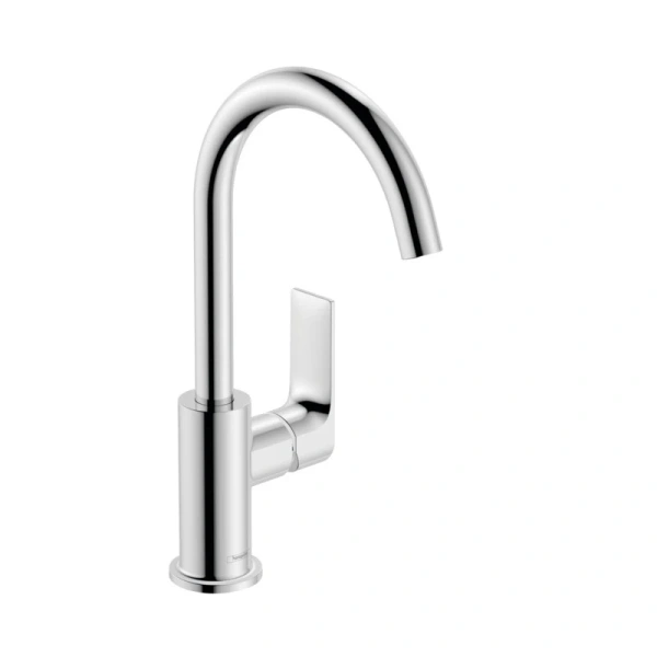 Высокий смеситель для раковины с донным клапаном Hansgrohe Rebris E 72576000 фото