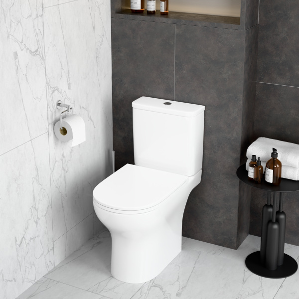 Унитаз напольный со смывом торнадо VitrA M50 9889B003-7200 сиденьем фото