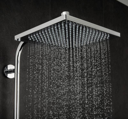 Душевая система с тропическим душем Hansgrohe Crometta Е 240 1jet Showerpipe 27271000 фото