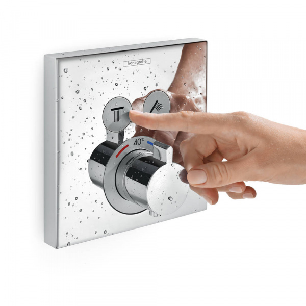 Термостат с двумя запорными вентилями Hansgrohe ShowerSelect 15763000 фото