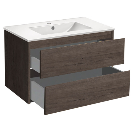 Тумба под раковину Vincea Gio VMC-2G800RO R.Oak 80 см фото