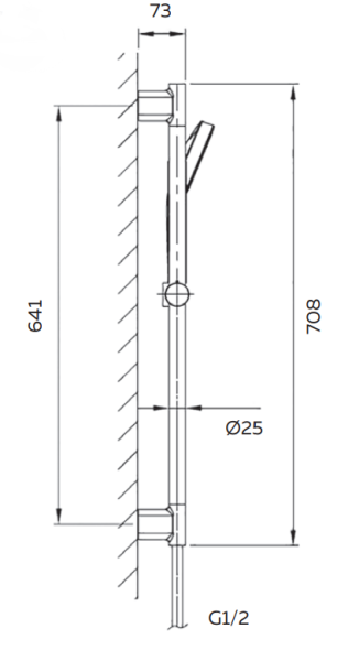 Душевой гарнитур AltroBagno SS 030303Cr фото