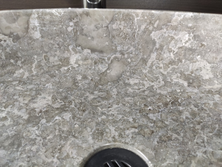Раковина из мрамора Indo Oval Grey Big OM-00095 фото