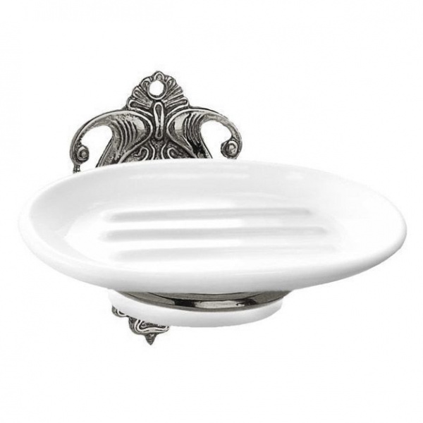 Мыльница настенная Art&Max Impero AM-1233-Cr серебро фото