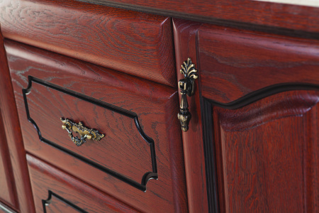 Тумба под раковину Bellezza Рим 100 вишня фото