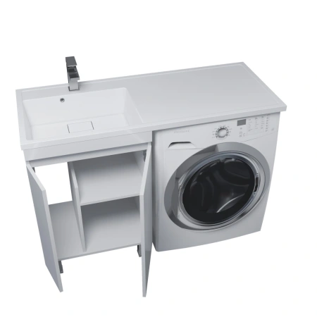 Тумба под стиральную машину Uperwood Magenta 5930205165 белая фото