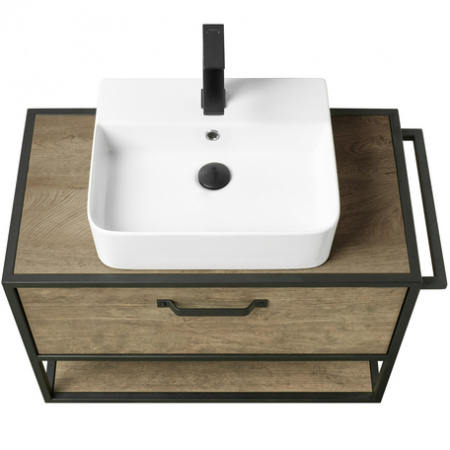 Тумба под раковину Акватон Лофт 80 1A242401LTDY0 дуб кантри фото