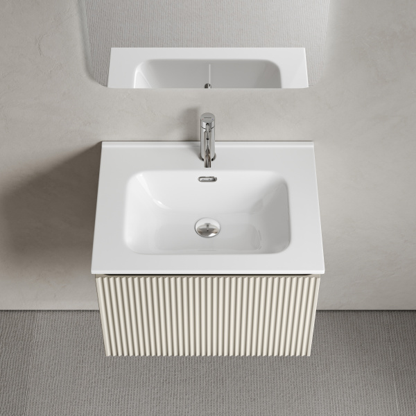 Тумба под раковину Sancos Snob R 1.0 SNR1.060CE Beige Soft фото