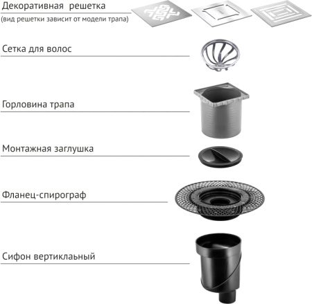 Душевой трап Berges Wasserhaus Platz Norma 092059 15x15 см, золото фото