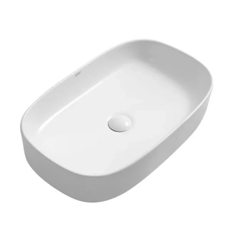 Накладная раковина Abber Rechteck AC2209 61x37 белая фото