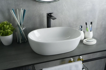 Накладная раковина GID 9026В 47,5х34 фото