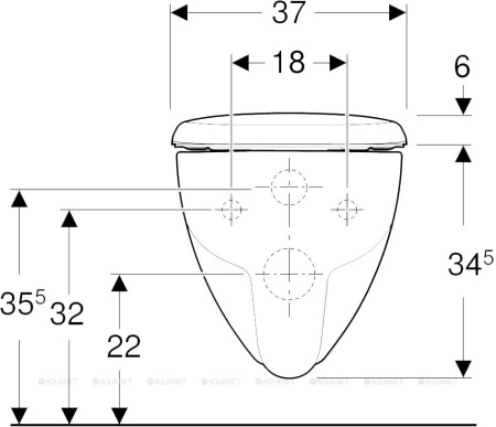 Унитаз с инсталляцией Geberit Renova 500.124.TC.R фото