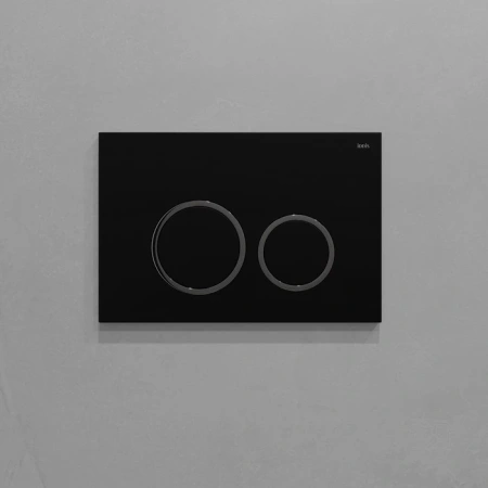 Клавиша смыва Iddis Unifix UNI03BCi77 черная/хром фото