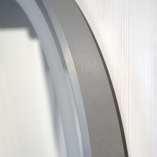 Зеркало с подсветкой, сенсорным выключателем и подогревом Comforty Лея 75 Зеркало с подсветкой, сенсорным выключателем и подогревом Comforty Лея 75 00-00019346 серебро фото