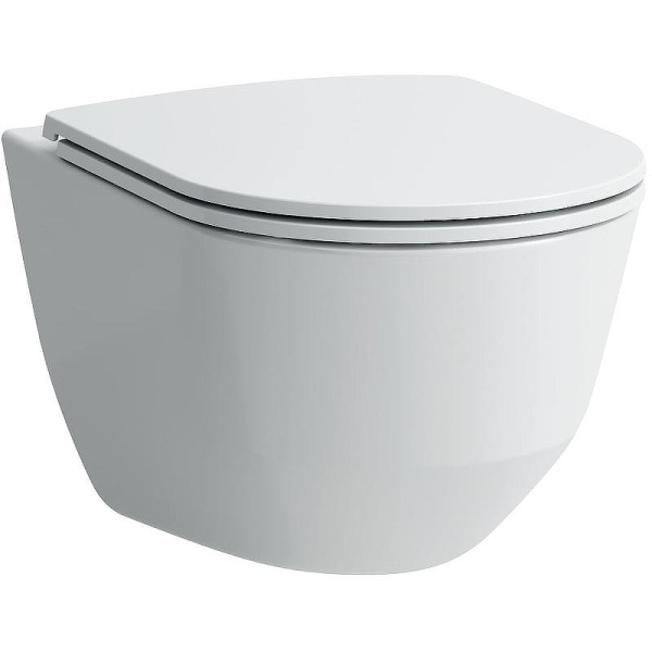 Подвесной унитаз безободковый Laufen Pro 8.2096.6+8.9896.6 с сиденьем фото