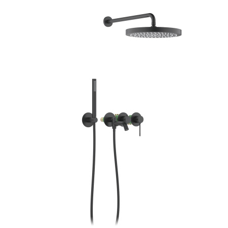 Душевая система скрытого монтажа Timo Saona SX-2348/03SM черная матовая фото