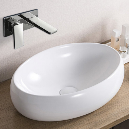 Накладная раковина BelBagno BB1085 48х34 фото