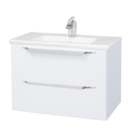 Тумба под раковину Bellezza Луиджи-60 2 ящ. белая фото